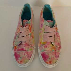 Blowfish Malibu Marley Slip on Sneakers, pink tie dye, Size 8.5